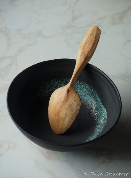 Natural wooden spoon