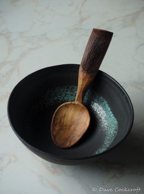 Natural wooden spoon